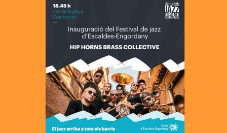 Cartell de la inauguració del 39è Festival de jazz d'Escaldes