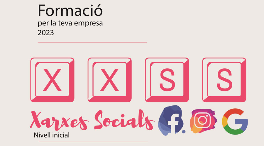 Cartell de la formació per a empreses sobre xarxes socials a la Seu (Aj. la Seu)