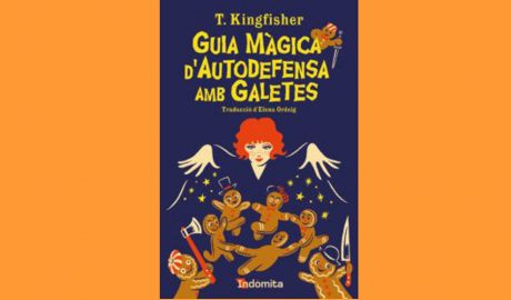 Coberta del llibre infantil "Guia màgica d'autodefensa amb galetes"