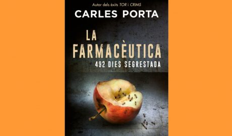 Coberta del llibre "La farmacèutica", de Carles Porta