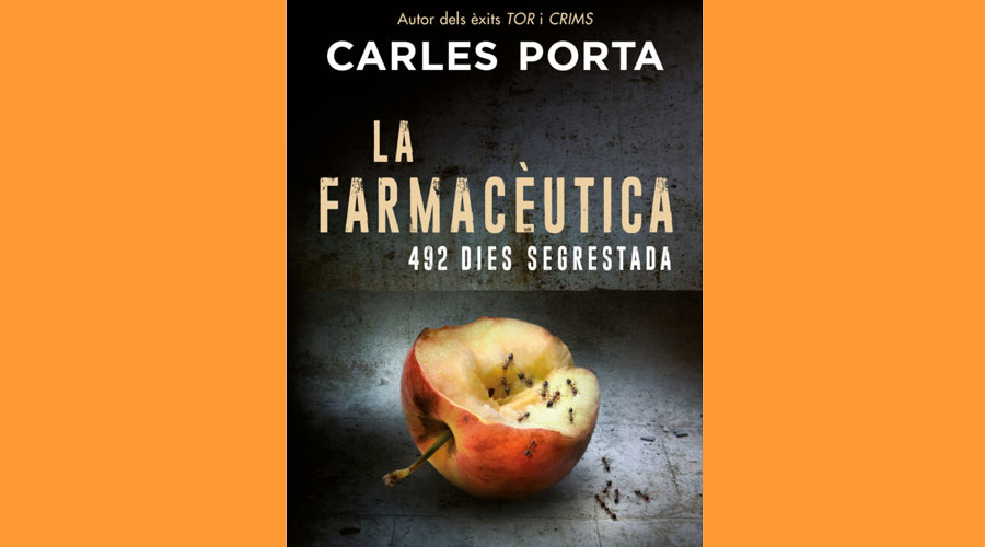 Coberta del llibre "La farmacèutica", de Carles Porta