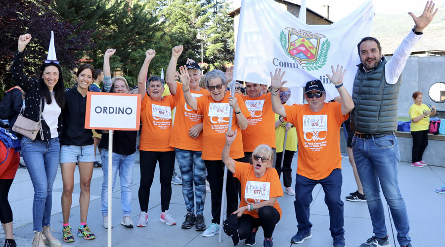 Els representants d'Ordino en els III Jocs Esportius de la Gent Gran (Comú d'Encamp)