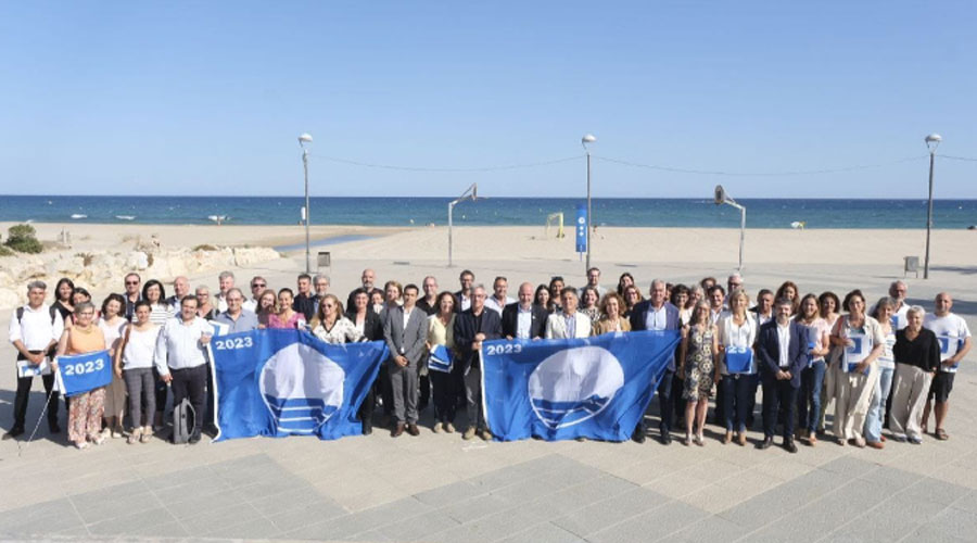 Lliurament de les banderes blaves d'aquest 2023 (Govern.cat)