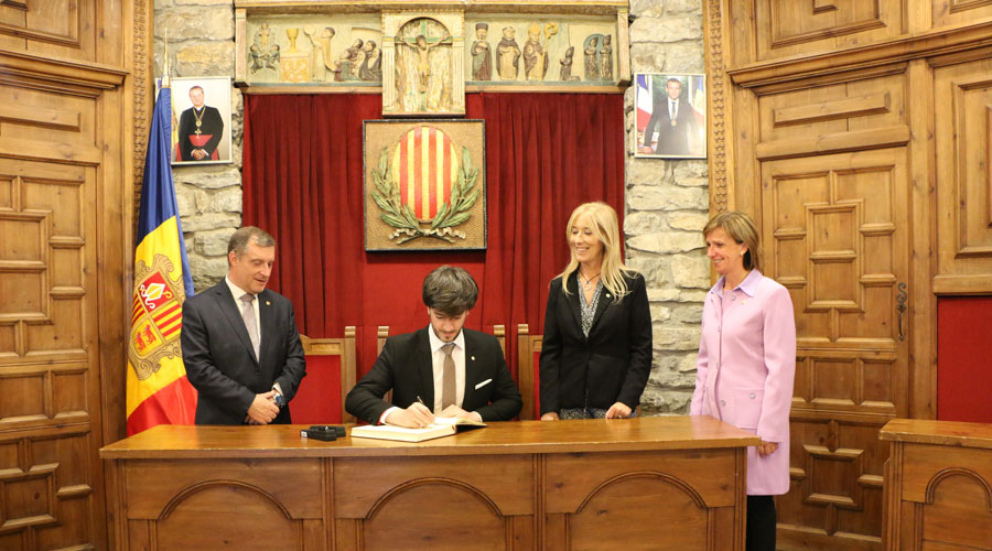 Josep Majoral, Carles Enseñat, Sandra Codina i Mireia Codina (Consell General)