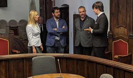 Sandra Codina, Francesc Viaplana, Jordi Fàbrega i Carles Enseñat a Casa de la Vall