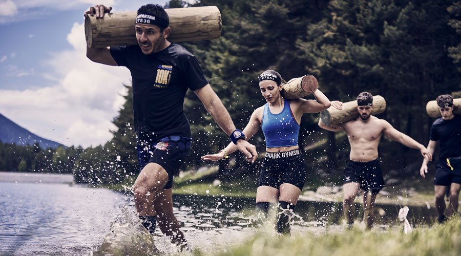 Una de les imatges espectaculars que ha deixat l'Spatan Race 2023 (Antonio Jaén per a Spartan Race Spain)