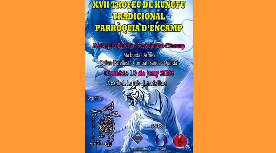 Cartell del Trofeu de Kung-fu a Encamp (Comú d'Encamp)