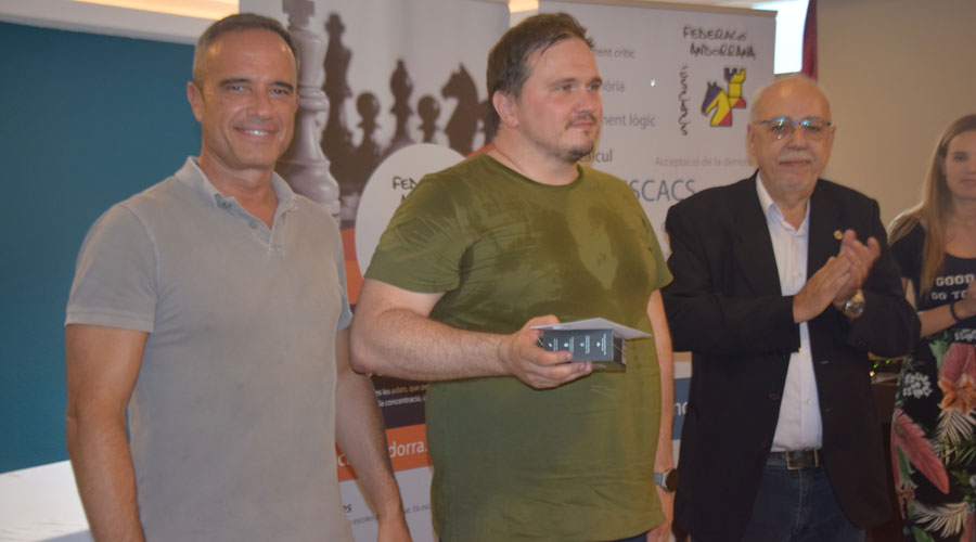 Alain Cabanes, Andrey Sumets i Francesc Rechi (FEVA)