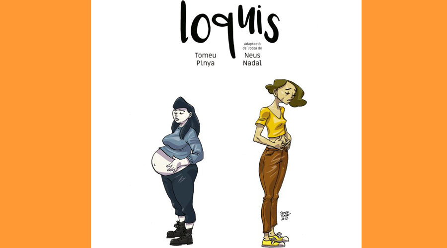 Coberta del llibre "Loquis", de Tomeu Pinya