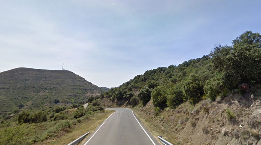 Un tram de carretera de la C-1311, al Pallars Jussà (Govern.cat)