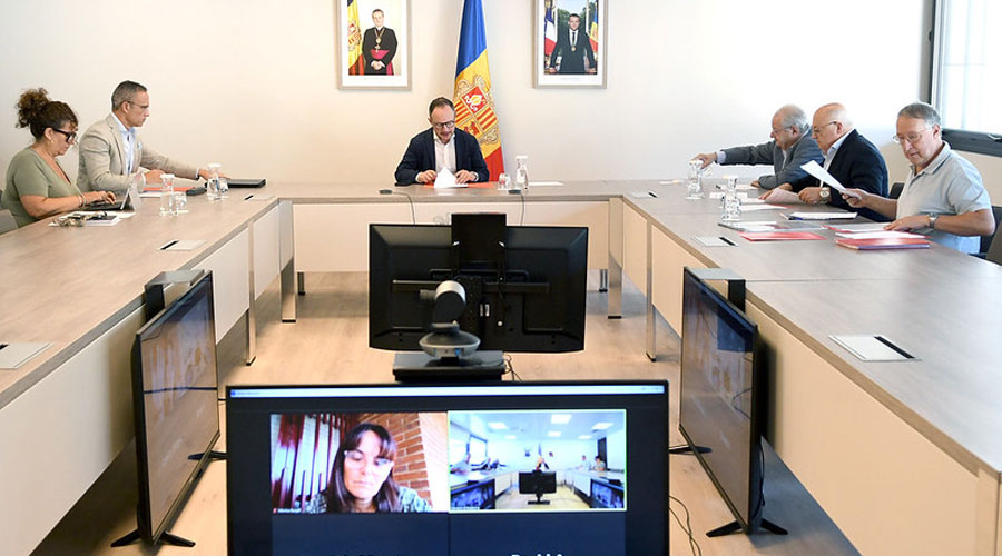 Primera reunió del patronat dels Jocs dels Petits Estats d'Europa Andorra 2025 (SFGA)