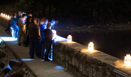 Imatge d'una visita nocturna a Engolasters