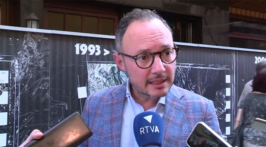 Xavier Espot aclarint les seves anteriors declaracions als mitjans (ATV)