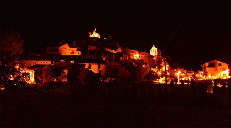 Espectacle pirotècnic dels Diables de l’Alt Urgell a Castellbò en una edició anterior (CCAU)