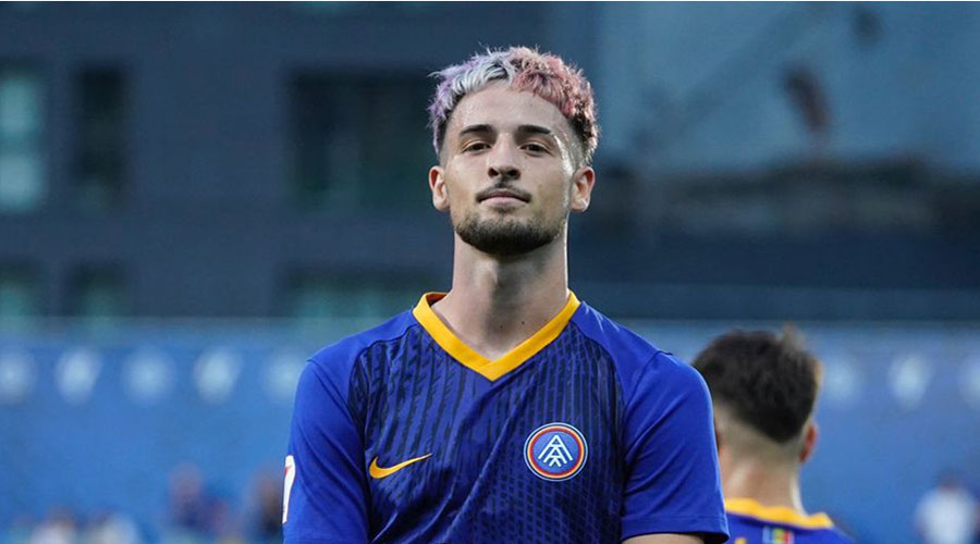 Manu Nieto, l'autèntic protagonista del partit davant el Cartagena amb 3 gols (FC Andorra)