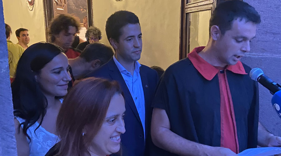 Lectura del pregó per la Festa Major de la Seu (Aj. la Seu)