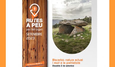 Cartell de la sortida guiada a Biscarbó