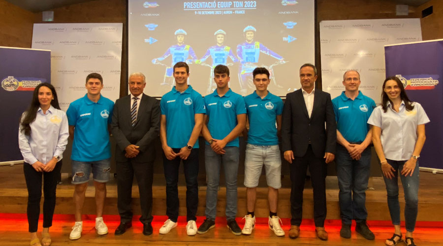L'equip que participarà al Trial de les Nacions, a França (Andbank)