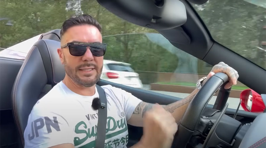 Imatge de Ferrariman extreta del seu YouTube