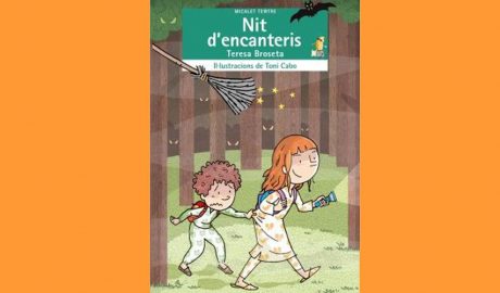 Coberta de llibre infantil "Nit d'encanteris"