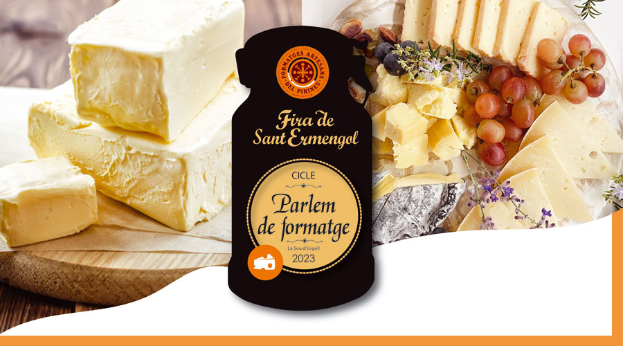 Cartell del cicle Parlem de Formatge (Aj. la Seu)