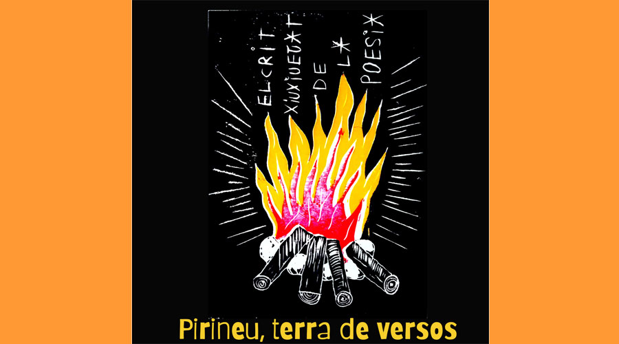 Cartell del festival "Pirineu, terra de versos (El Refugi)