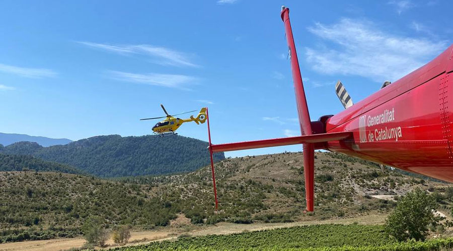 Rescat a Montanissell (Foto: Bombers)