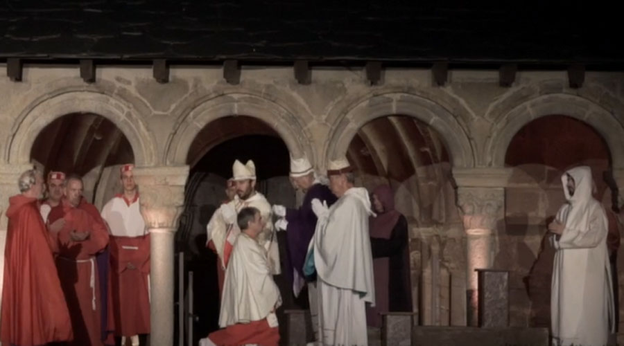 Representació del Retaule de Sant Ermengol (RàdioSeu)