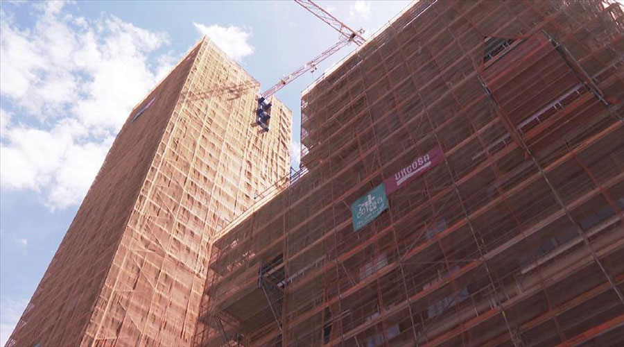 Les torres en construcció a Escaldes (AndorraDifusió)