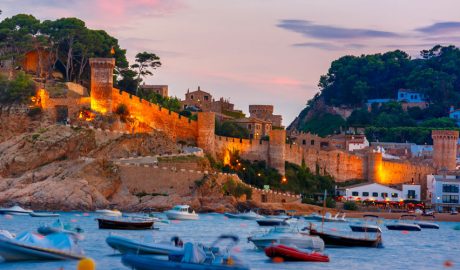 Tossa de Mar en un capvespre