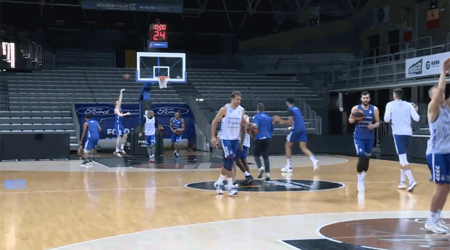 Un entrenament del BC Andorra (ATV)