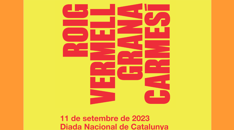 Cartell per a l'11 de setembre a la Seu (Aj. la Seu)