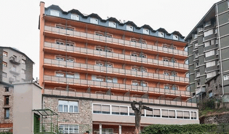 L'antic hotel Àrtic, a Andorra la Vella
