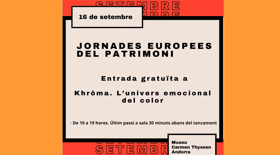 Cartell anunciant portes obertes al museu (MCTA)