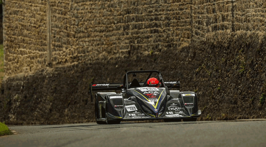 El pilot andorrà, Raul Ferré, pilotant la seva màquina (ACA Club)