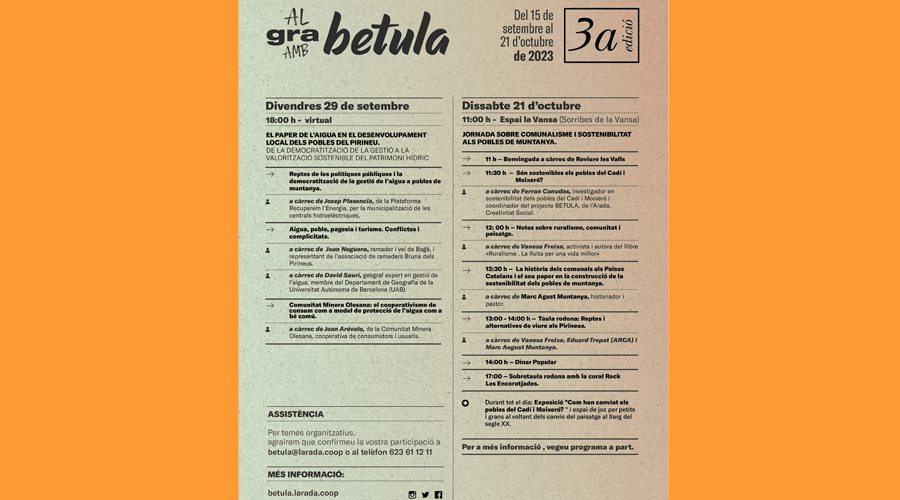 Programa del projecte Betula (RàdioSeu)