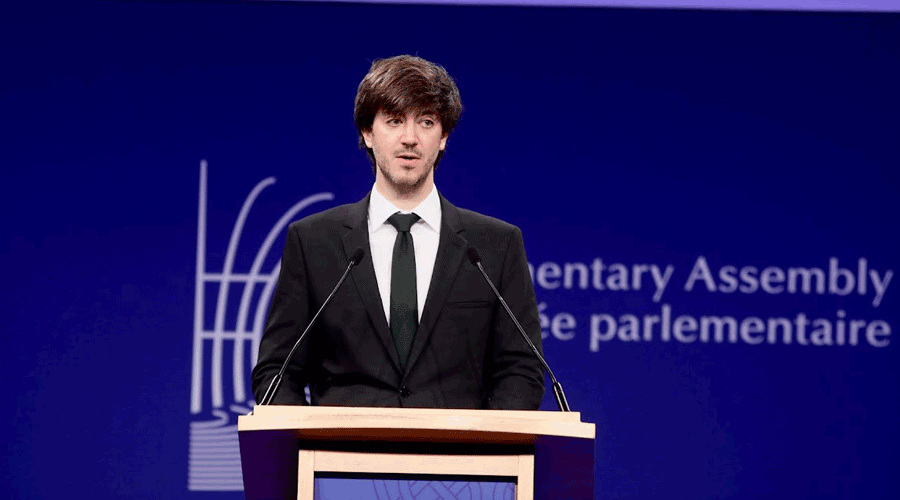 El síndic, Carles Enseñat, a la Conferència Europea de presidentes i presidents de parlaments (Consell General)