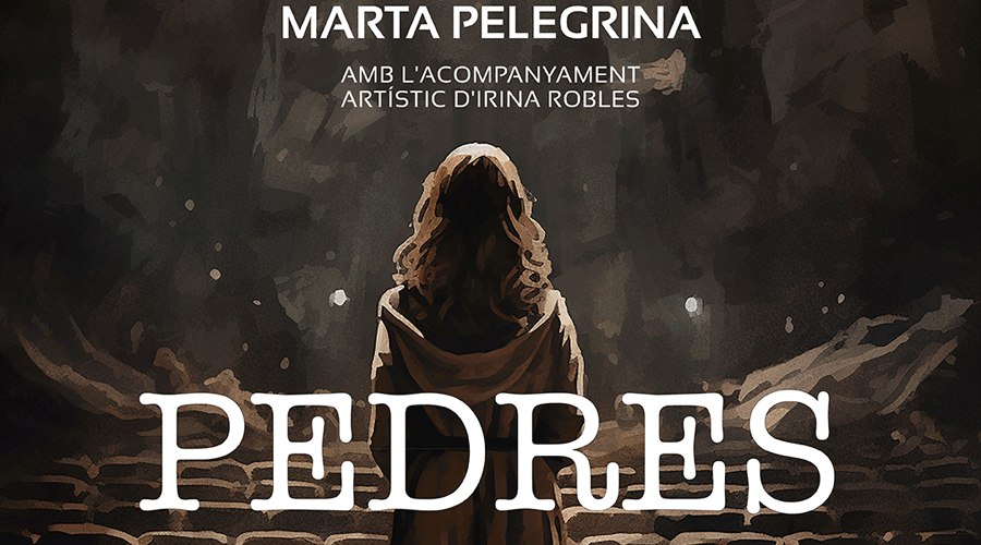 Cartell de l'espectacle teatral "Pedres" (Comú d'Encamp)