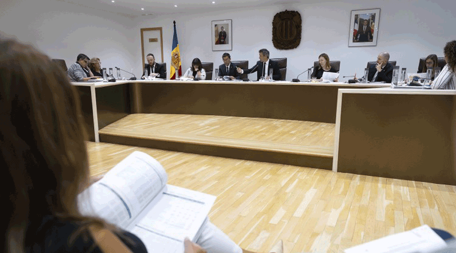 Imatge de la sessió del Consell de Comú (Comú d'Andorra la Vella)