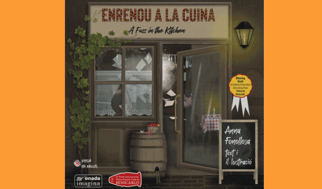 Coberta del llibre infantil "Enrenou a la cuina"