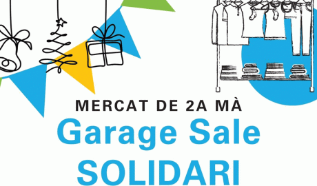 Cartell del mercat Garage Sale Solidari