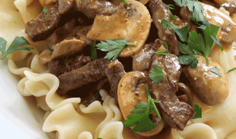 Pasta amb xampinyons
