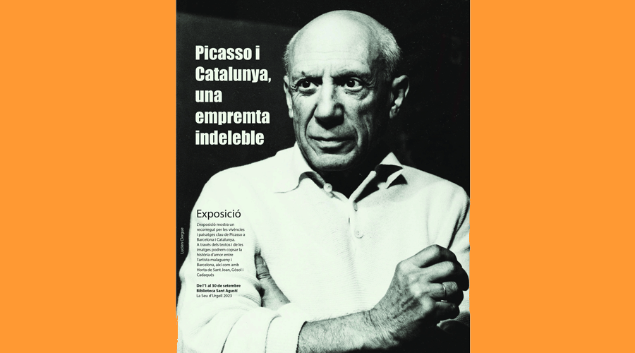 Cartell de l'exposició 'Picasso i Catalunya, una empremta indeleble'