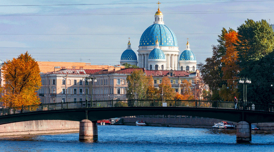 Sant Petersburg és coneguda com la Venècia del nord (Getty images)