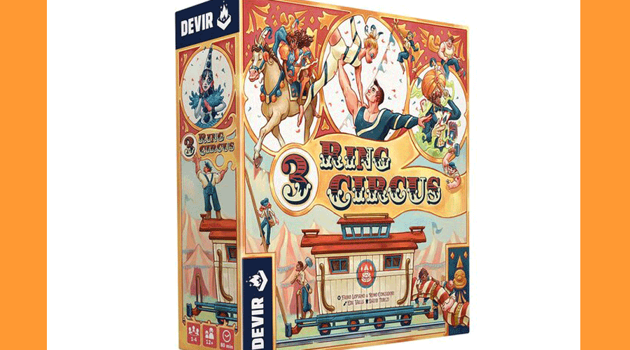 Caixa del joc de taula 3 Ring Circus