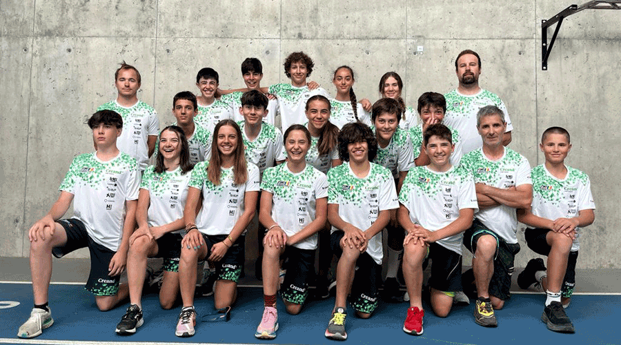El grup U16 del programa Esquí Estudi Batxillerat Esportiu (FAE)