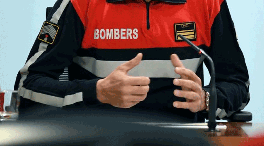 Un membre del Cos de Bombers (SFGA)
