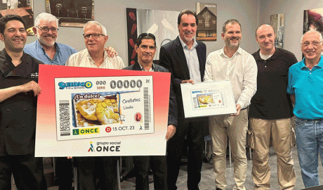 Presentació a Oliana del cupó de l'ONCE