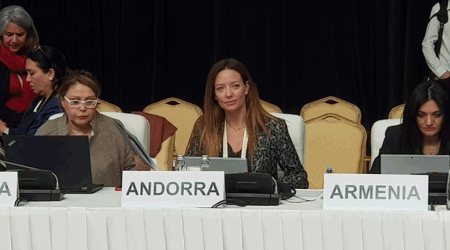 La ministra Helena Mas a la 73a reunió del Comitè regional d’Europa de l’OMS (SFGA)