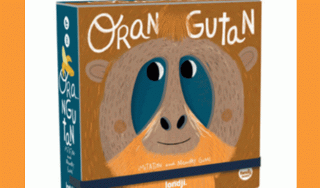 Caixa del joc de taula familiar Oran Gutan